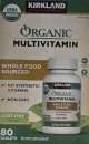 Kirkland Signature Organic Multivitamin (80 Tablet)